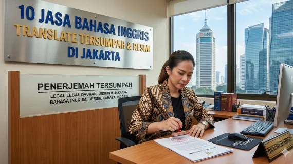 10 Jasa Bahasa Inggris Translate Tersumpah & Resmi di Jakarta